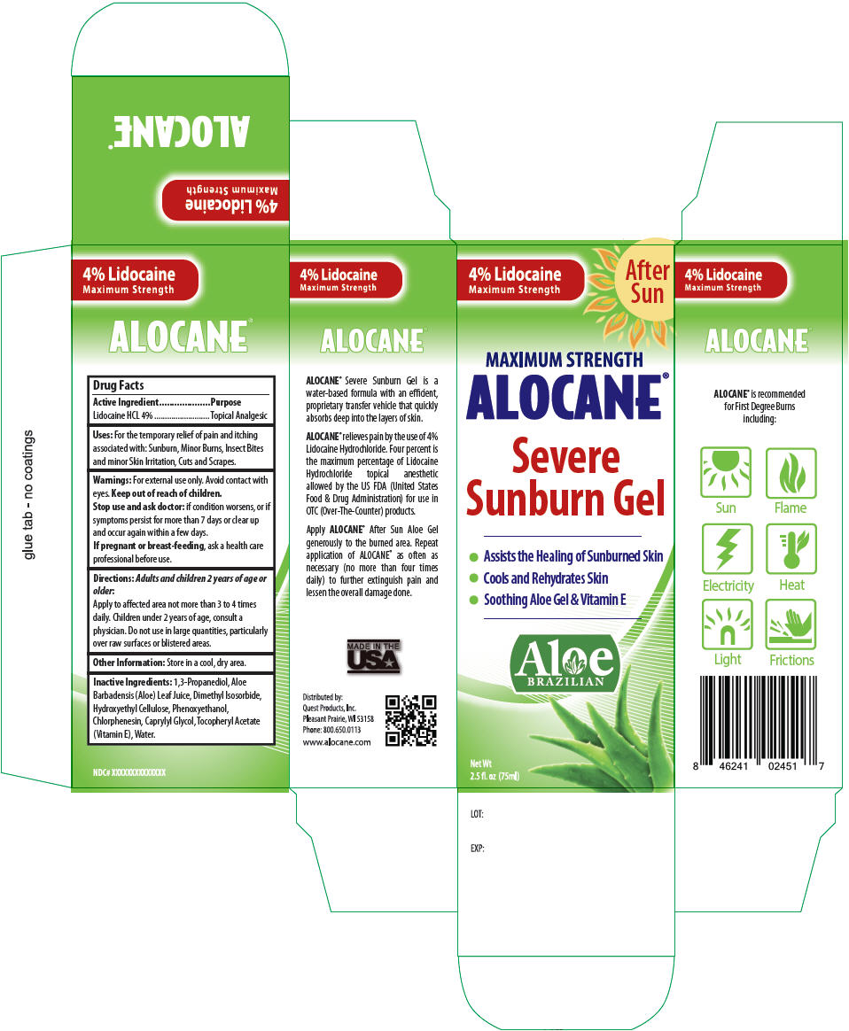 Alocane Severe Sunburn